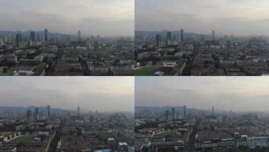 山东济南城市风光航拍高清在线视频素材下载
