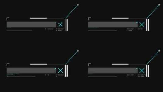 科技感文字字幕条指示线背景未来智能炫酷高清在线视频素材下载