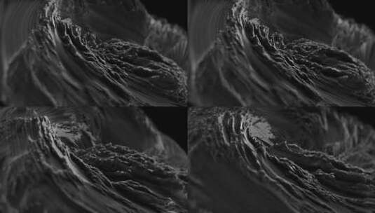 抽象流体漩涡动画高清在线视频素材下载