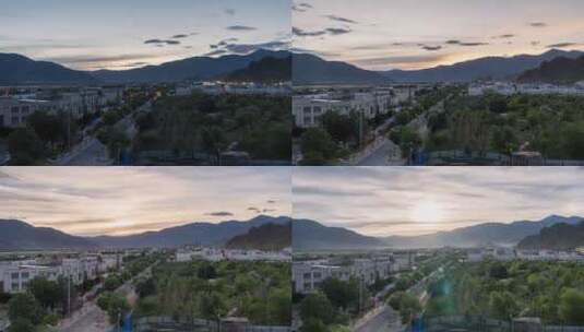 拉萨市达孜区城市高清在线视频素材下载