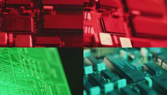 半导体电路板芯片科技高清在线视频素材下载