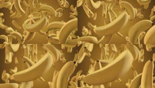 香蕉背景动画高清在线视频素材下载