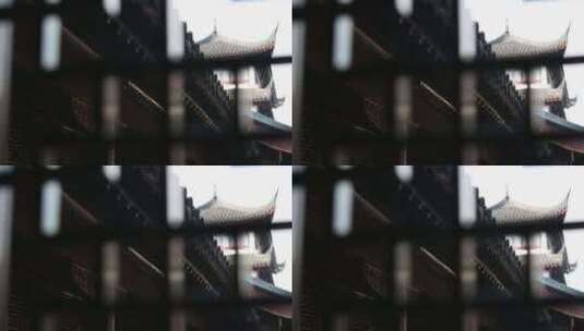 上海城隍庙 屋檐高清在线视频素材下载