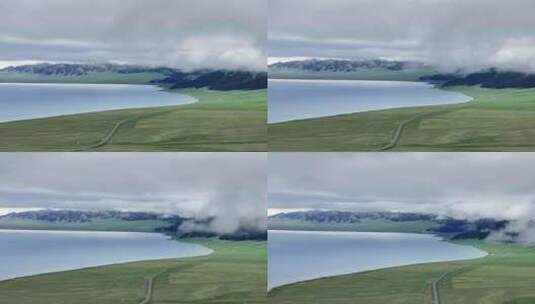 新疆赛里木湖2高清在线视频素材下载