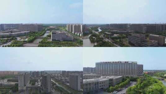 复旦大学附属金山医院，位于上海市金山新城高清在线视频素材下载