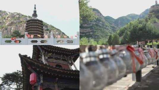 觉山寺敕建皇家寺院高清在线视频素材下载