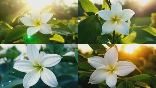 栀子花 栀子花开高清在线视频素材下载