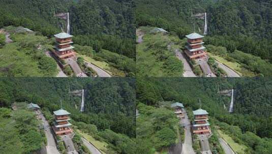 位于日本和歌山的清愿寺高清在线视频素材下载