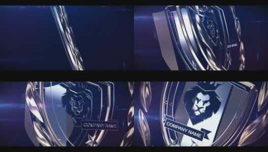 史诗浮雕狮头logo片头预告片AE模板高清AE视频素材下载
