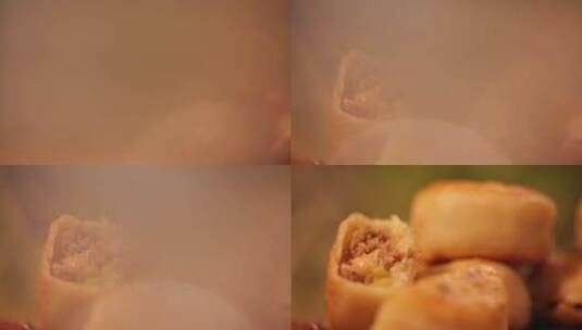 薄皮大馅门钉肉饼 (7)高清在线视频素材下载