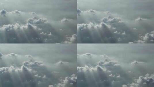 在云层之上飞翔高清在线视频素材下载