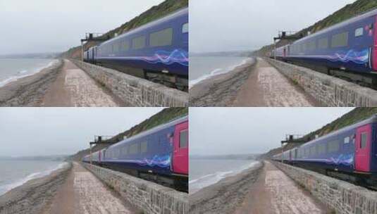火车驶向远方高清在线视频素材下载