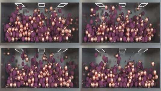 裸眼3D 动态小球高清在线视频素材下载