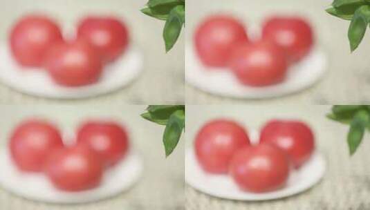西红柿番茄蔬菜高清在线视频素材下载