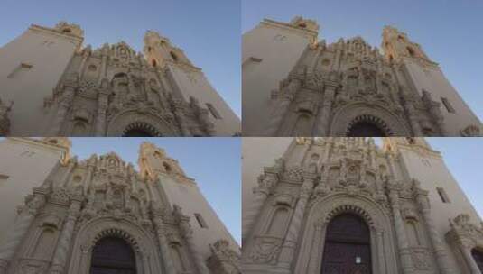 旧金山加州传教教堂高清在线视频素材下载