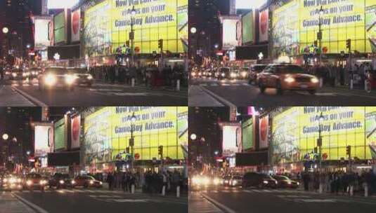 纽约市区街道高清在线视频素材下载
