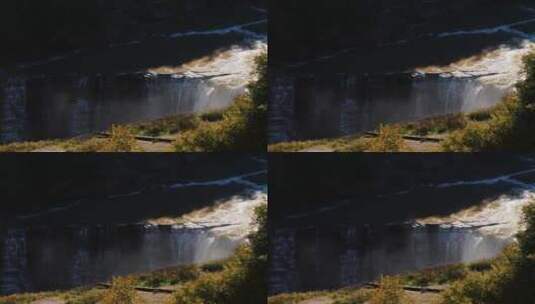 山上的瀑布高清在线视频素材下载