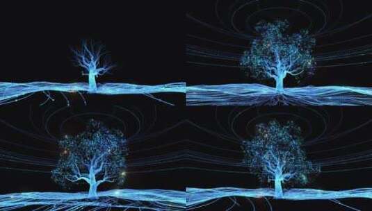 粒子树v06 视频素材高清在线视频素材下载