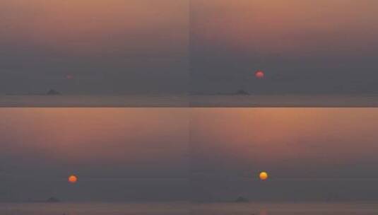 朝阳海上日出太阳升起高清在线视频素材下载