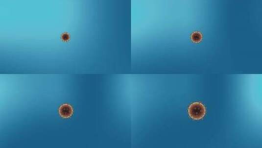 模拟冠状病毒动画 (3)高清在线视频素材下载