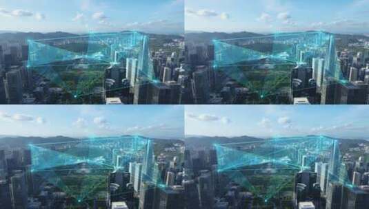 信息化城市智慧世界高清在线视频素材下载
