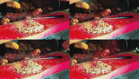 土耳其特色烤肉高清在线视频素材下载