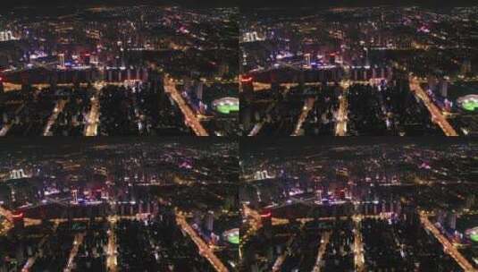 赣州城区夜景高清在线视频素材下载