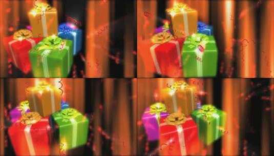 圣诞礼物动画高清在线视频素材下载