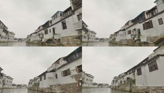 苏州七里山塘街古建筑人文高清在线视频素材下载