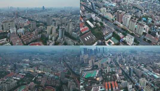 广州海珠区及丽影广场航拍2022最新高清在线视频素材下载