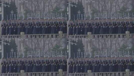天安门广场升旗高清在线视频素材下载