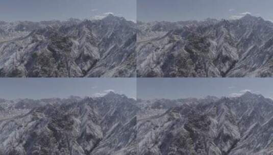 高原雪山高清在线视频素材下载