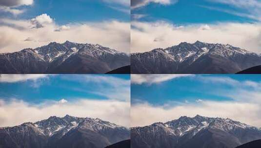 4K雪山山顶高清在线视频素材下载