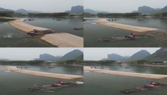 桂林山水航拍风光高清在线视频素材下载