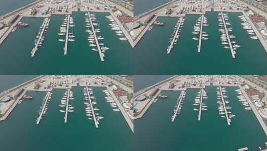 海上港口的特写高清在线视频素材下载