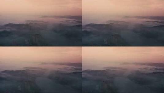 福州平流雾日出高清在线视频素材下载