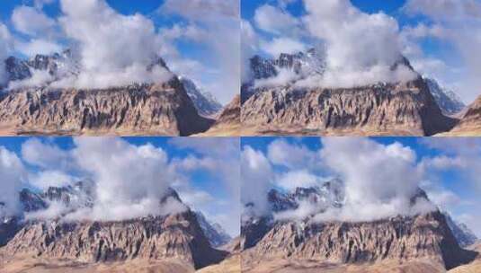 喀喇昆仑雪山高清在线视频素材下载