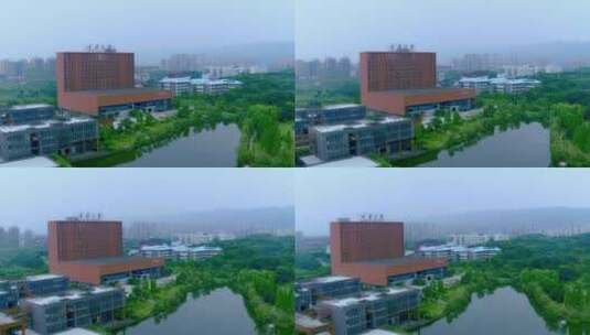 重庆大学航拍高清在线视频素材下载
