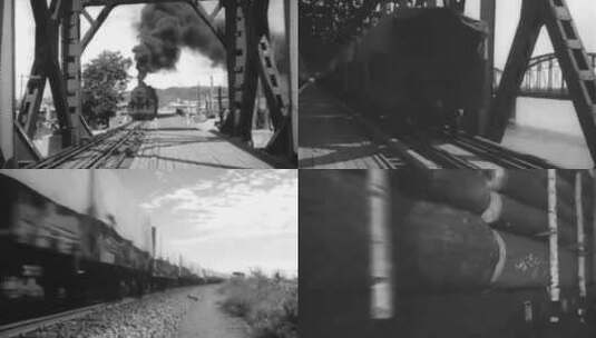 蒸汽火车运输高清在线视频素材下载