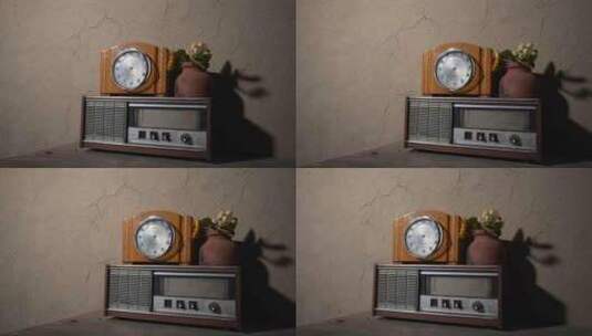 六七十年代知青插队时钟老物件空镜头高清在线视频素材下载