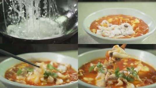 番茄鱼美食高清在线视频素材下载