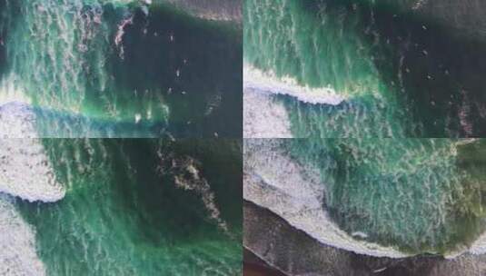 海浪 海洋 海滩 海水 浪花 高清在线视频素材下载