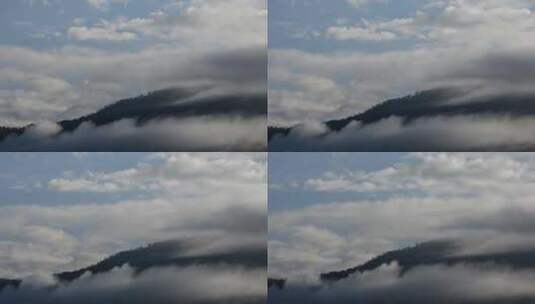 山林云雾缭绕高清在线视频素材下载