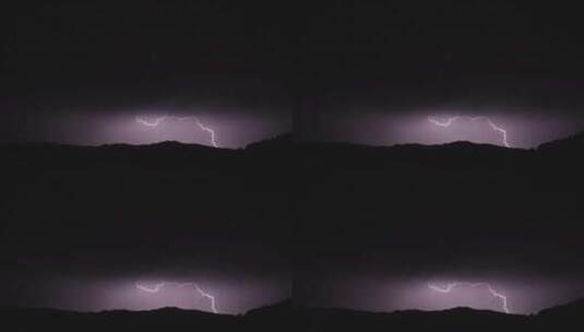 自然雷暴闪电高清在线视频素材下载