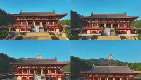 九江东林寺高清在线视频素材下载