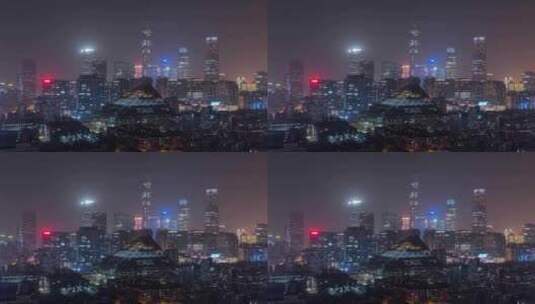 北京夜景延时高清在线视频素材下载