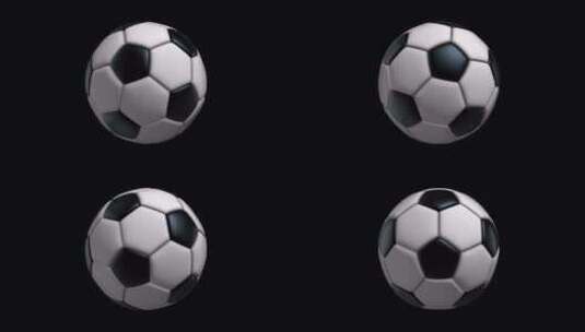 足球旋转高清在线视频素材下载
