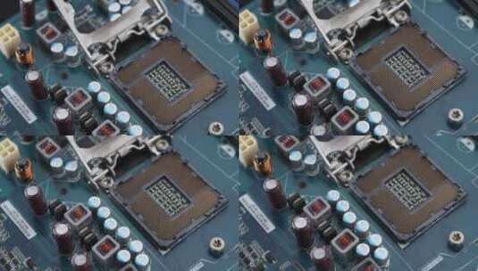 芯片 半导体 微芯片高清在线视频素材下载