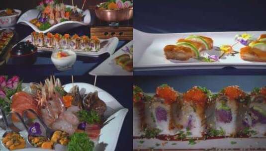 日式料理高清在线视频素材下载