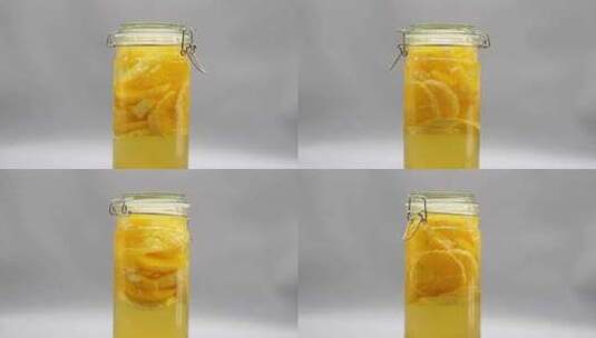水果酒-橙子泡酒1高清在线视频素材下载